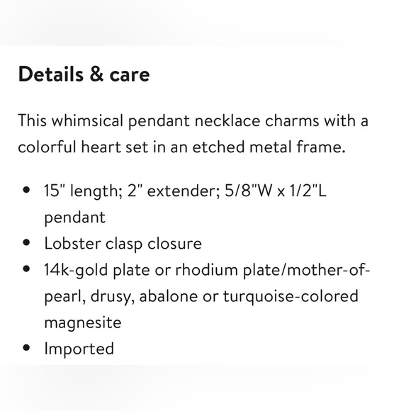 NWT! KENDRA SCOTT NECKLACE! I ALSO GORGEOUS! CELEB FAV! INCLUDING TAYLOR SWIFT! - Picture 4 of 4